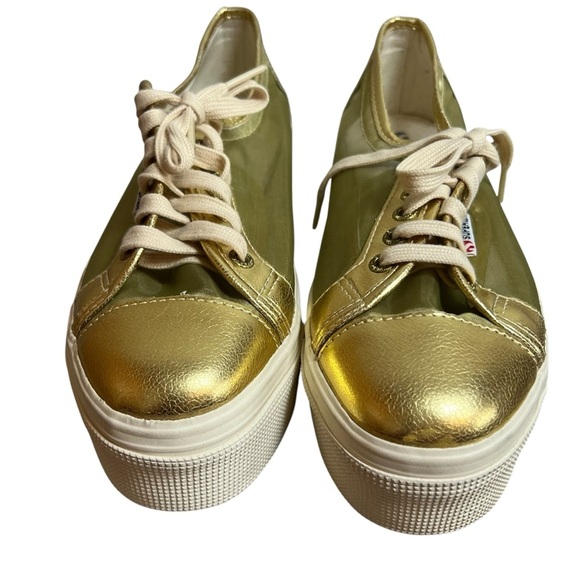 Superga Women's Gold Sneakers size 40 or 9 US - Picture 12 of 12